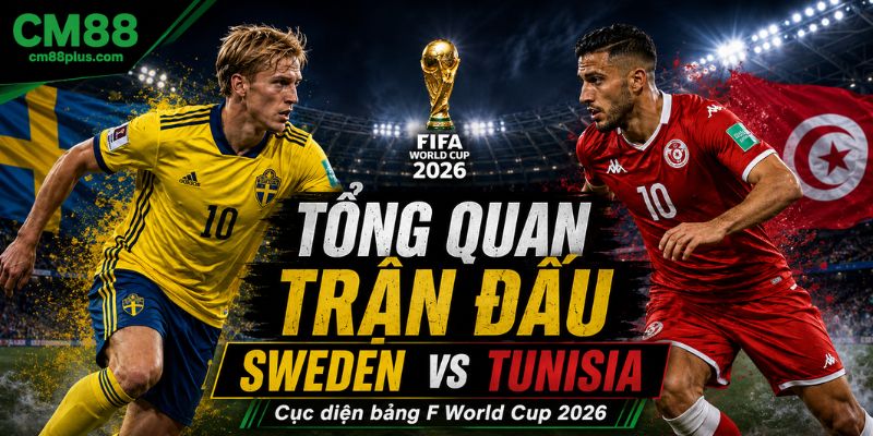 Tổng quan trận đấu Sweden vs Tunisia